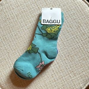 New Baggu Kids crew socks, 3-4y